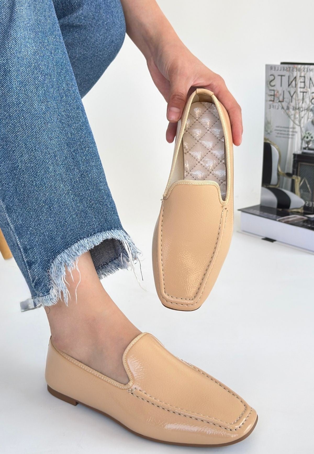 Betra Bej Rugan Babet Ayakkabı